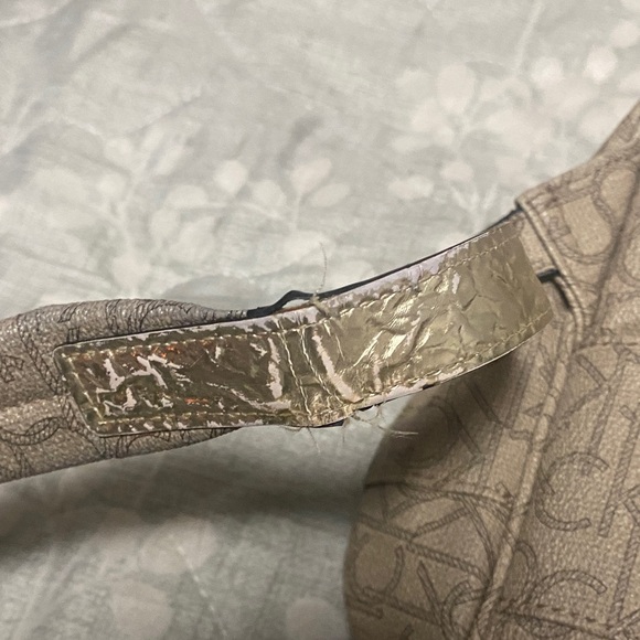 Calvin Klein Tan Monogram Backpack - Picture 4 of 8